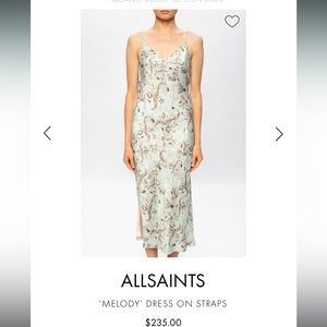 ALLSAINTS MELODY ASSAM DRESS NWT US 10